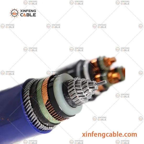 N2xsy/Na2xsy 전기 단일 코어 XLPE 절연 구리 와이어 쉴드 11kv 알루미늄 강철 와이어 갑옷 전원 케이블 Swa Armored